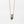 Matted Sterling Silver Talisman Necklace with Smoky Quartz