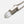 Talisman Necklace in Matted Sterling Silver with Quartz