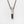 Modern Talisman Necklace in Sterling Silver with Verdelite Gemstone