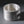 Ring in Gray Sterling Silver with Green Tourmaline
