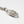 Talisman Necklace in Matted Sterling Silver with Double Terminated Quartz