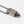 Talisman Necklace in Gray Sterling Silver with Pyrite Smoky Quartz