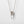 Talisman Necklace in Matted Sterling Silver with Quartz