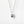 Talisman Necklace in Matted Sterling Silver with Pyrite