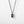 Talisman Necklace in Black Sterling Silver with Black Tourmaline
