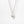 Talisman Necklace in Matted Sterling Silver with Double Terminated Quartz