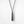 Talisman Necklace in Black Sterling Silver with Pyrite