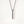 Talisman Necklace in Black Sterling Silver with Ruby